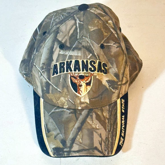 Vintage | Accessories | Arkansas Deer Hunter Hunting Camo Camouflage ...